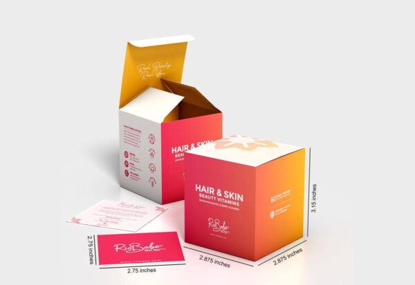 Custom cream boxes