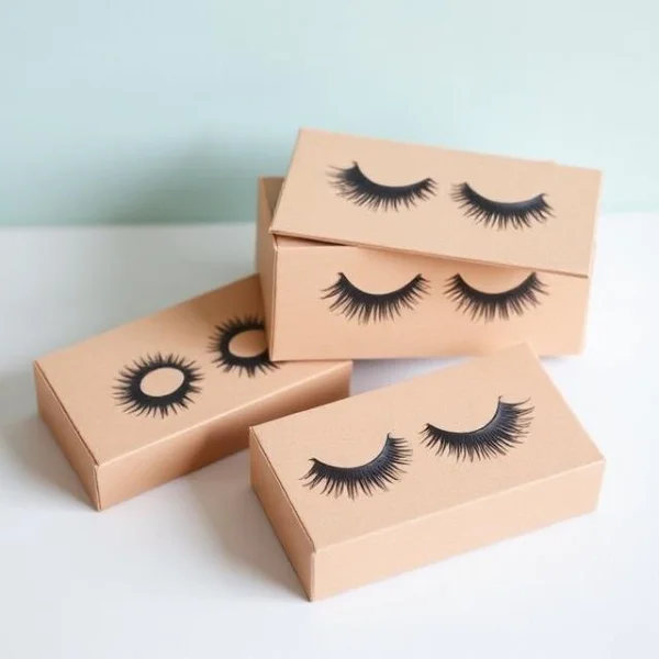 Cardboard Eyelash Boxes