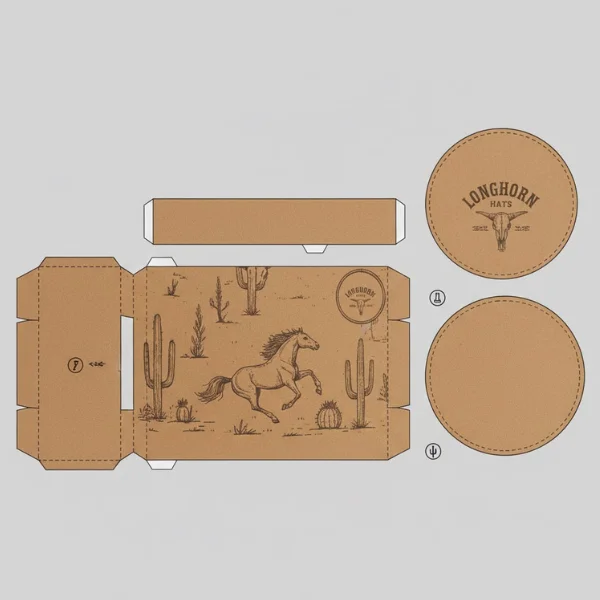 template Custom Hat Boxes