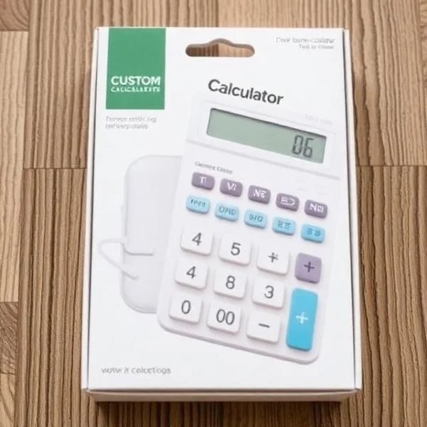 custom calculator packaging