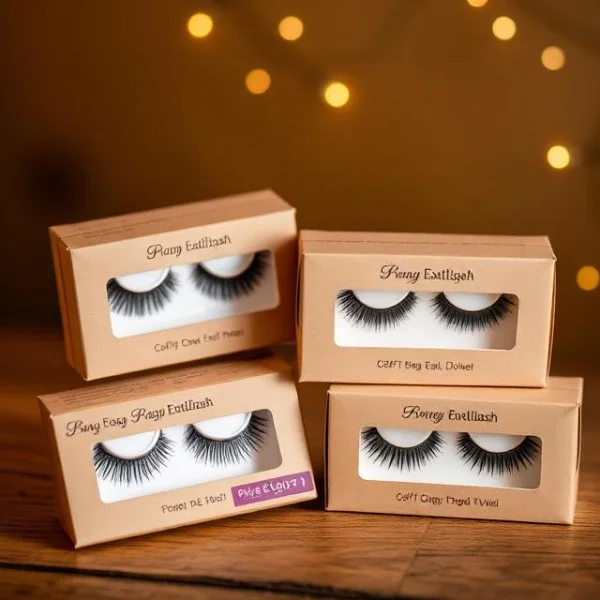 Kraft Eyelash Boxes