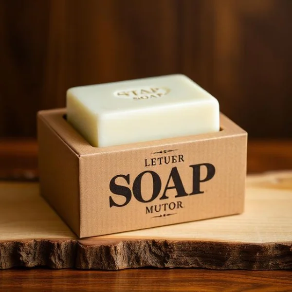 Kraft Soap Box with Logo