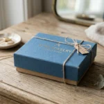 Custom blue jewelry box